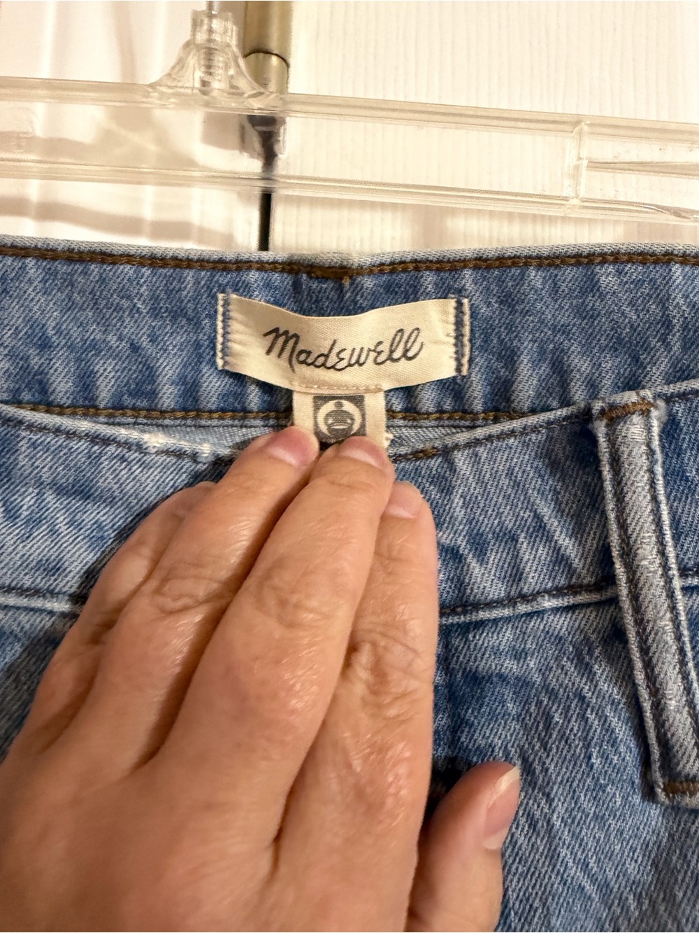 Madewell Women's Light Blue Straight Denim Jeans